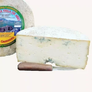 Gamoneu DOP ambachtelijke kaas, koeien- en geitenmelk, uit Asturië, halfwiel