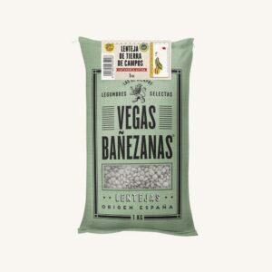 Vegas Bañezanas Pardina-linzen (Lenteja Pardina), IGP Tierra de Campos, stoffen zak