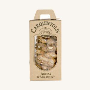 Ambachtelijke Carquinyolis / Carquiñolis, uit Agramunt, Catalonië, doos