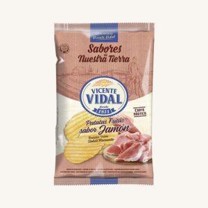 Aardappelchips/chips met hamsmaak (patatas fritas sabor jamón), zak