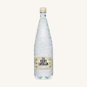 Genuina sprankelend natuurlijk mineraalwater uit Girona, in een PET-fles.