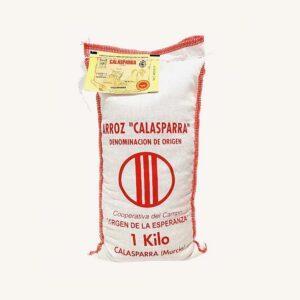 Calasparra ronde rijst (arroz), DO Calasparra, ideaal voor paella, uit Murcia, zak