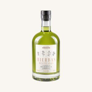 Ambachtelijke Kruidenlikeur (Licor de hierbas) uit Menorca, Balearen, fles 70 cl