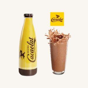 Chocolademilkshake uit Barcelona, in een fles.
