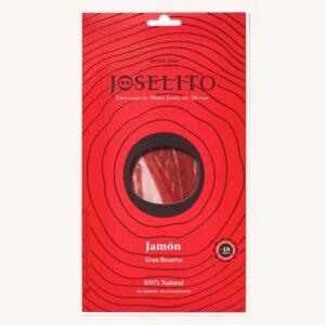 Gesneden Gran Reserva 100% Ibérico ham (Jamón), zwart label - Pata Negra, Guijuelo, Salamanca