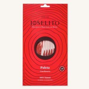 Gesneden Gran Reserva 100% Ibérico schouderham (Paleta), zwart label - Pata Negra, Guijuelo, Salamanca