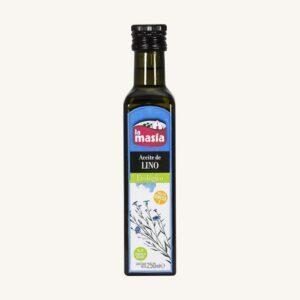 Biologische lijnzaadolie (lino) uit Andalusië, fles